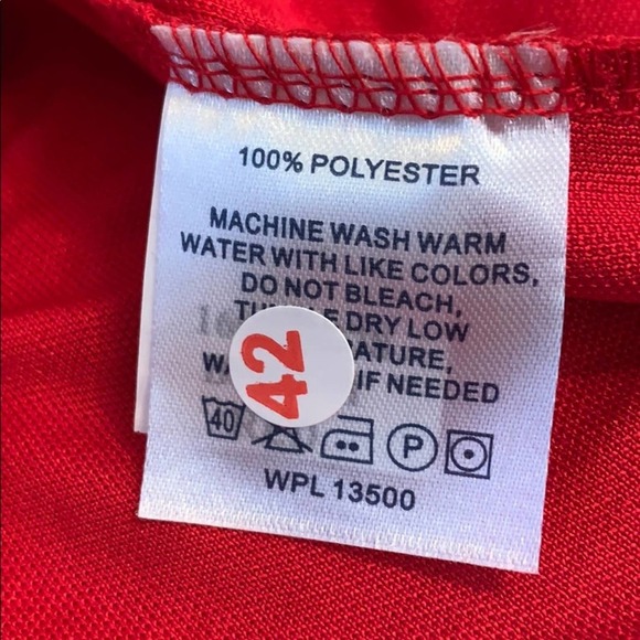 Blue Generation Ladies New Red Short Sleeve - Picture 2 of 6